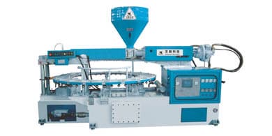 one color PVC-TPR-TPU sole injection machine